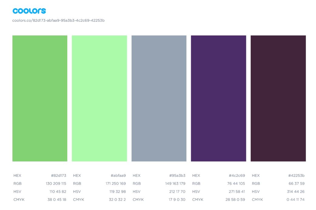 color palette